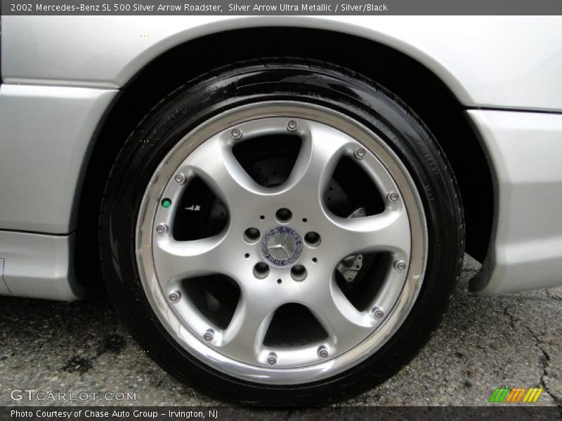 Silver Arrow Ultra Metallic / Silver/Black 2002 Mercedes-Benz SL 500 Silver Arrow Roadster