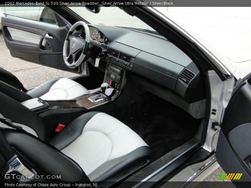 Silver Arrow Ultra Metallic / Silver/Black 2002 Mercedes-Benz SL 500 Silver Arrow Roadster