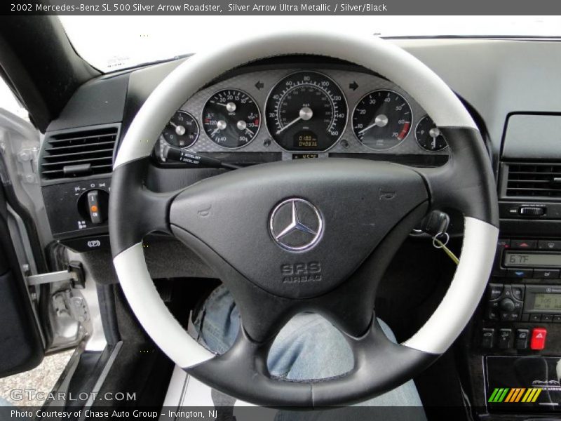 Silver Arrow Ultra Metallic / Silver/Black 2002 Mercedes-Benz SL 500 Silver Arrow Roadster