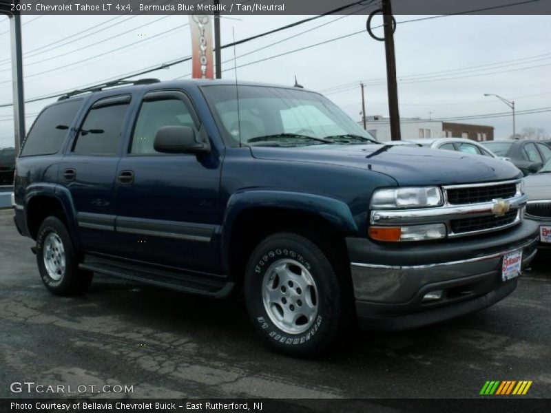 Bermuda Blue Metallic / Tan/Neutral 2005 Chevrolet Tahoe LT 4x4