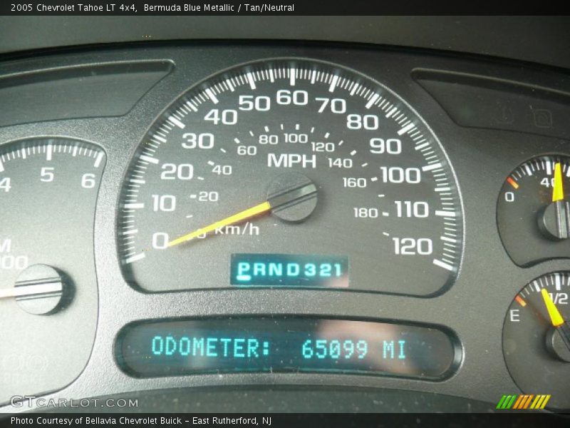 Bermuda Blue Metallic / Tan/Neutral 2005 Chevrolet Tahoe LT 4x4