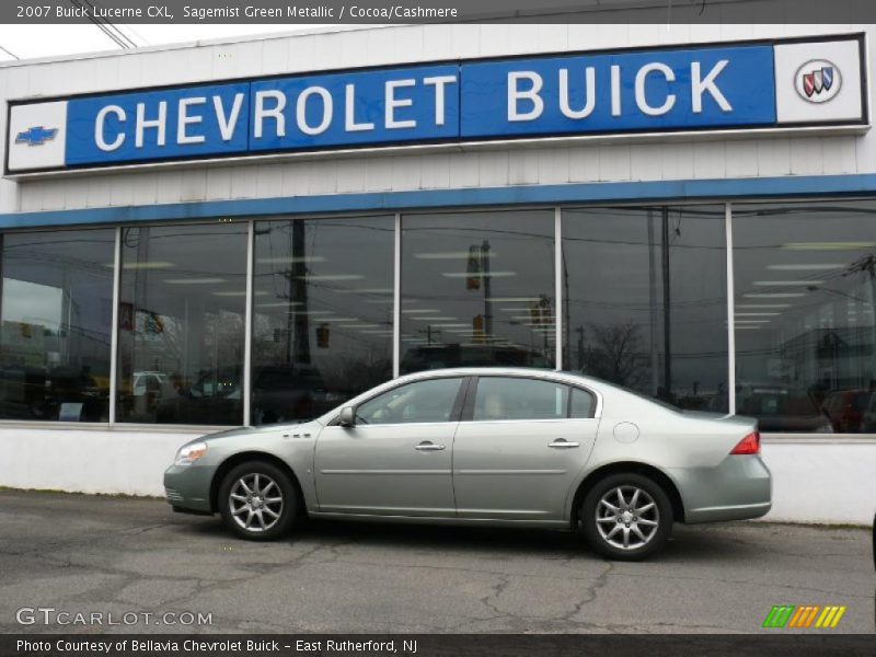 Sagemist Green Metallic / Cocoa/Cashmere 2007 Buick Lucerne CXL
