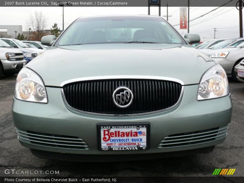 Sagemist Green Metallic / Cocoa/Cashmere 2007 Buick Lucerne CXL