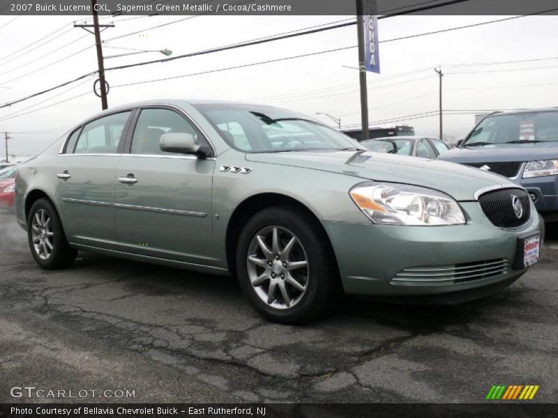 Sagemist Green Metallic / Cocoa/Cashmere 2007 Buick Lucerne CXL