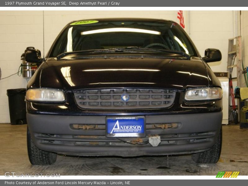 Deep Amethyst Pearl / Gray 1997 Plymouth Grand Voyager SE