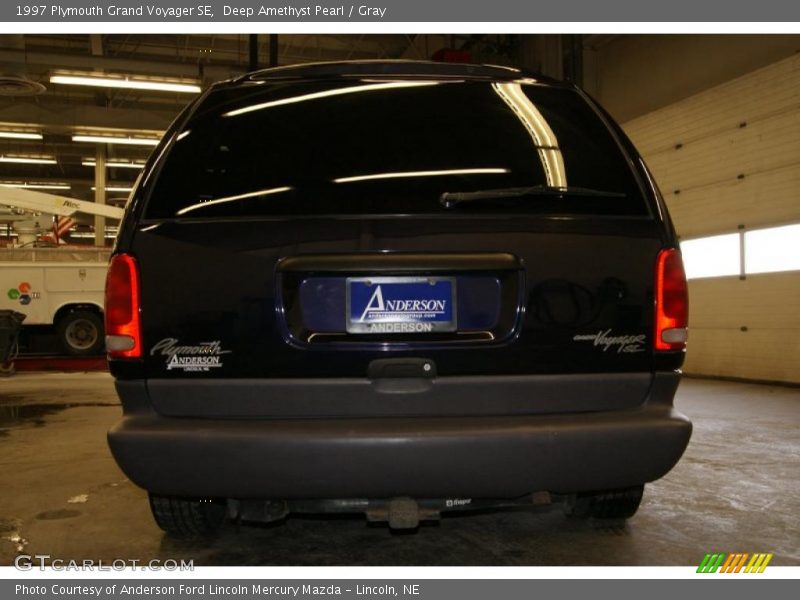 Deep Amethyst Pearl / Gray 1997 Plymouth Grand Voyager SE