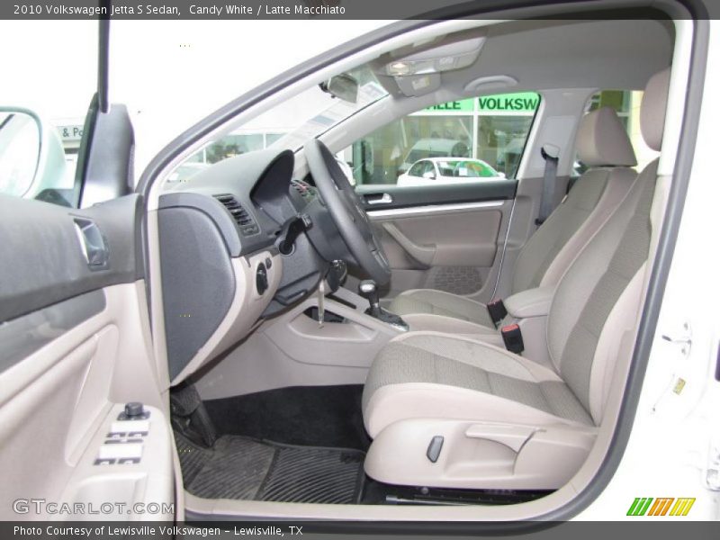 Candy White / Latte Macchiato 2010 Volkswagen Jetta S Sedan