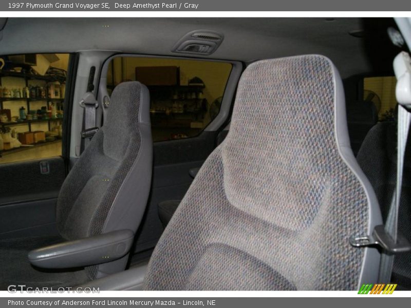 Deep Amethyst Pearl / Gray 1997 Plymouth Grand Voyager SE