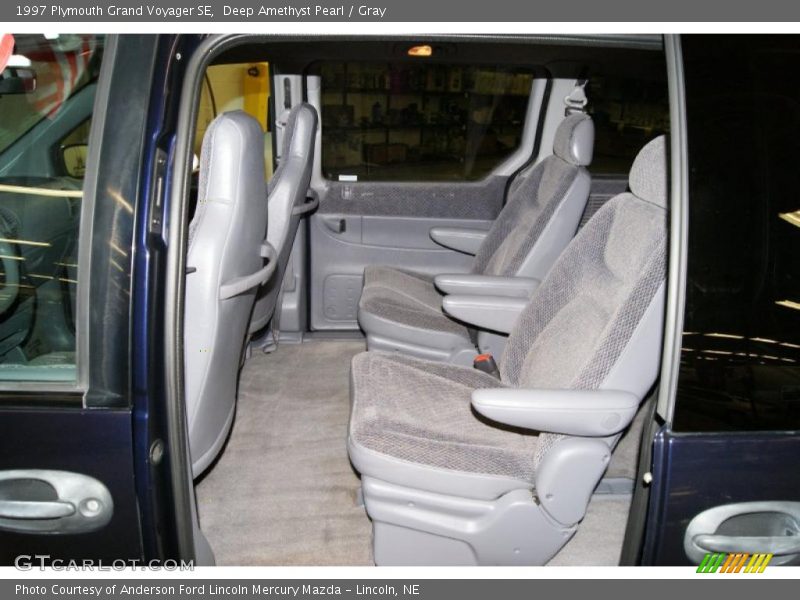 Deep Amethyst Pearl / Gray 1997 Plymouth Grand Voyager SE