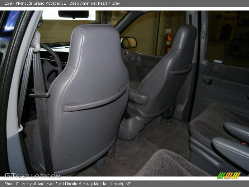Deep Amethyst Pearl / Gray 1997 Plymouth Grand Voyager SE