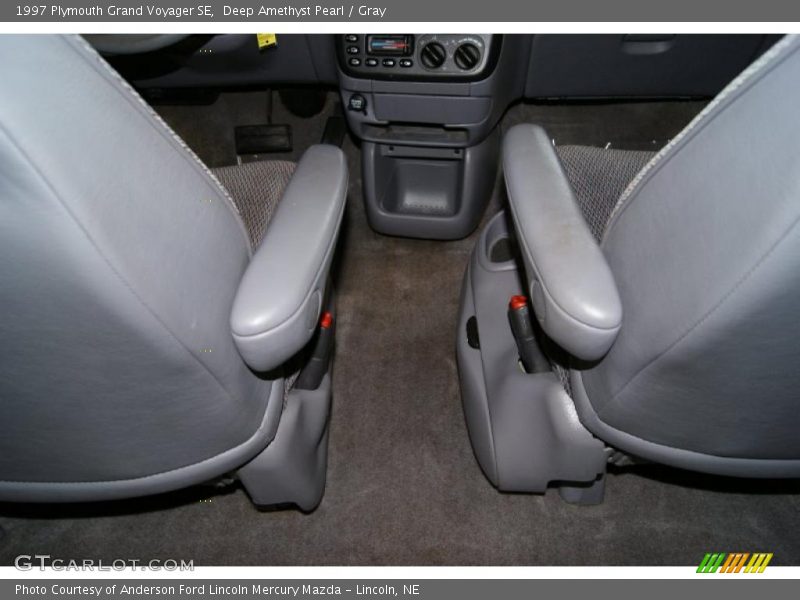 Deep Amethyst Pearl / Gray 1997 Plymouth Grand Voyager SE