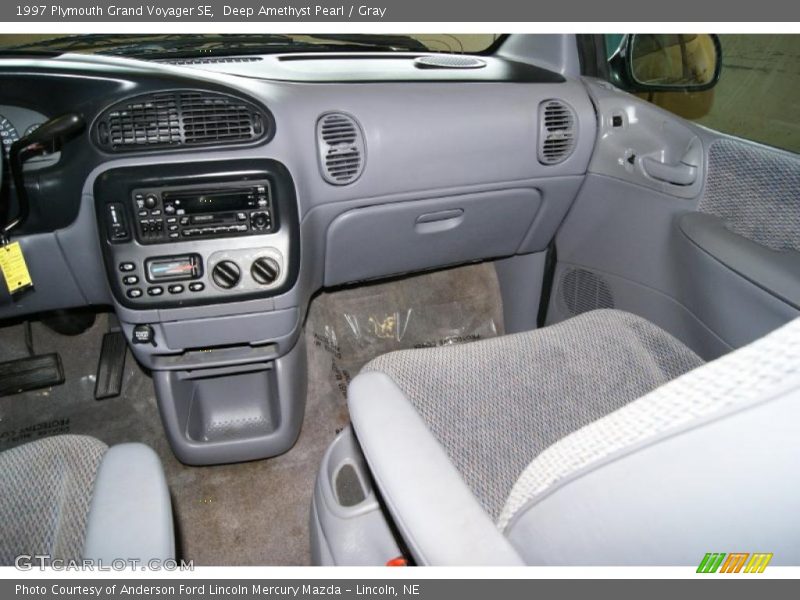 Deep Amethyst Pearl / Gray 1997 Plymouth Grand Voyager SE