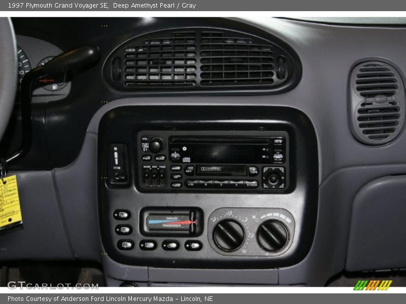 Deep Amethyst Pearl / Gray 1997 Plymouth Grand Voyager SE
