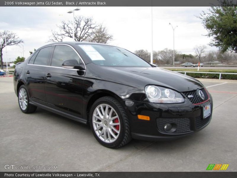 Black / Anthracite Black 2006 Volkswagen Jetta GLI Sedan