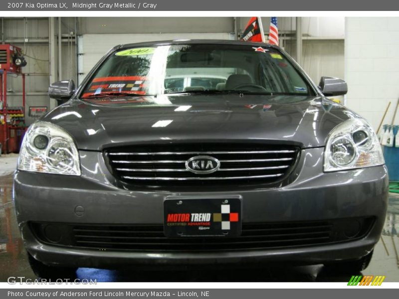 Midnight Gray Metallic / Gray 2007 Kia Optima LX