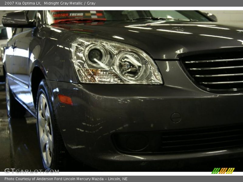 Midnight Gray Metallic / Gray 2007 Kia Optima LX