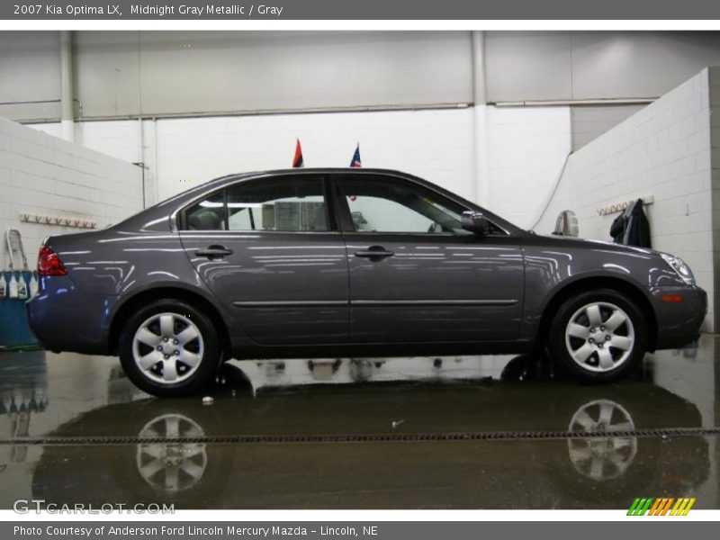 Midnight Gray Metallic / Gray 2007 Kia Optima LX