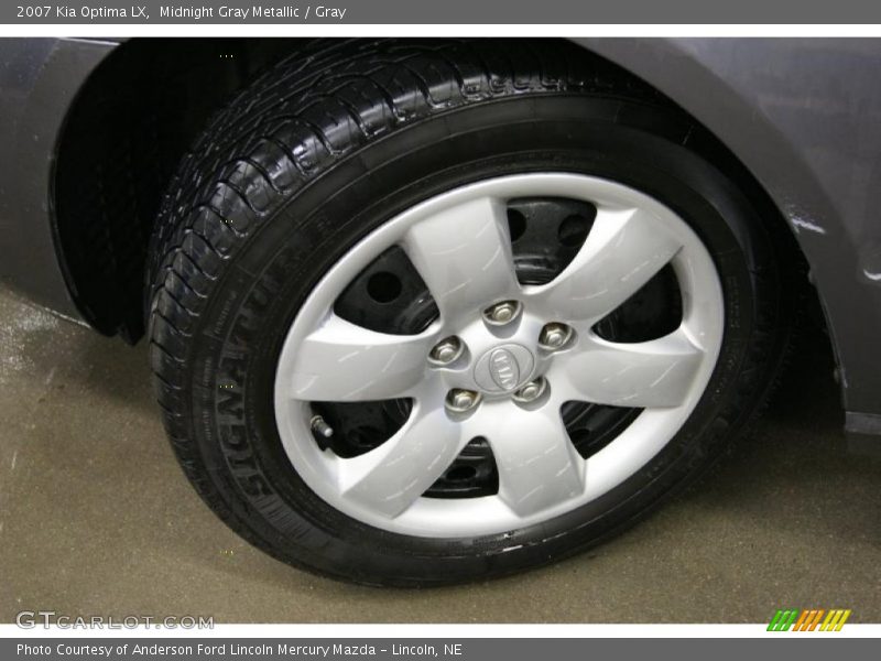 Midnight Gray Metallic / Gray 2007 Kia Optima LX