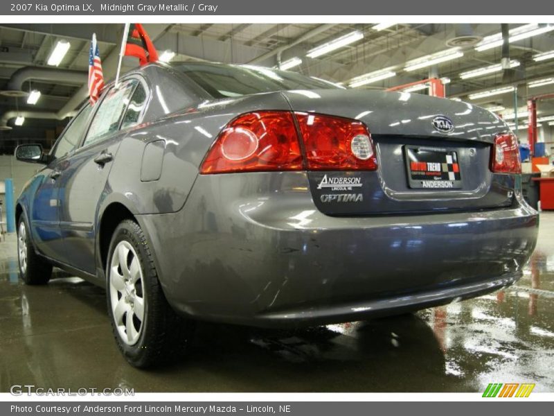 Midnight Gray Metallic / Gray 2007 Kia Optima LX