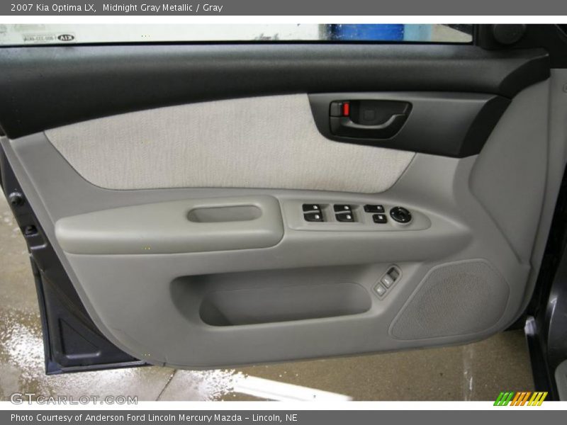 Midnight Gray Metallic / Gray 2007 Kia Optima LX