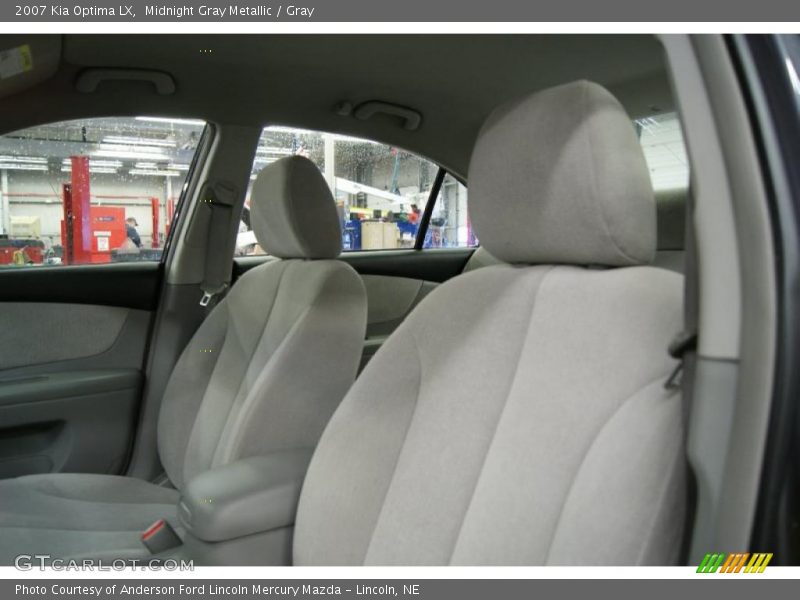 Midnight Gray Metallic / Gray 2007 Kia Optima LX