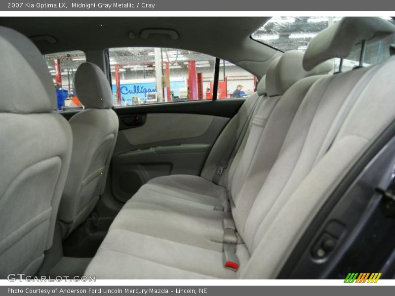 Midnight Gray Metallic / Gray 2007 Kia Optima LX