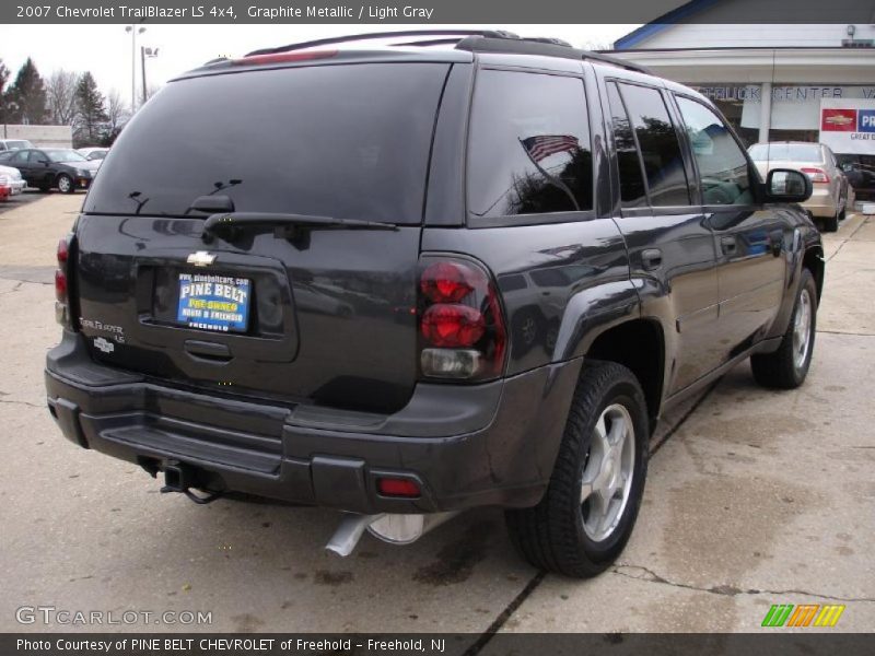 Graphite Metallic / Light Gray 2007 Chevrolet TrailBlazer LS 4x4