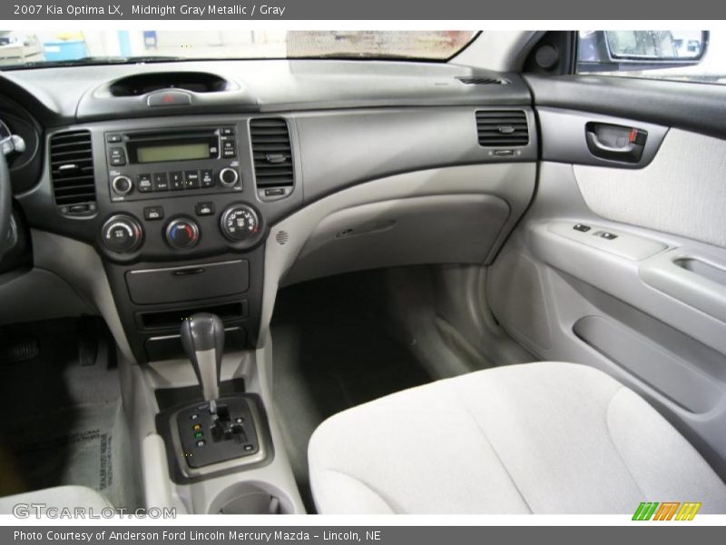 Midnight Gray Metallic / Gray 2007 Kia Optima LX