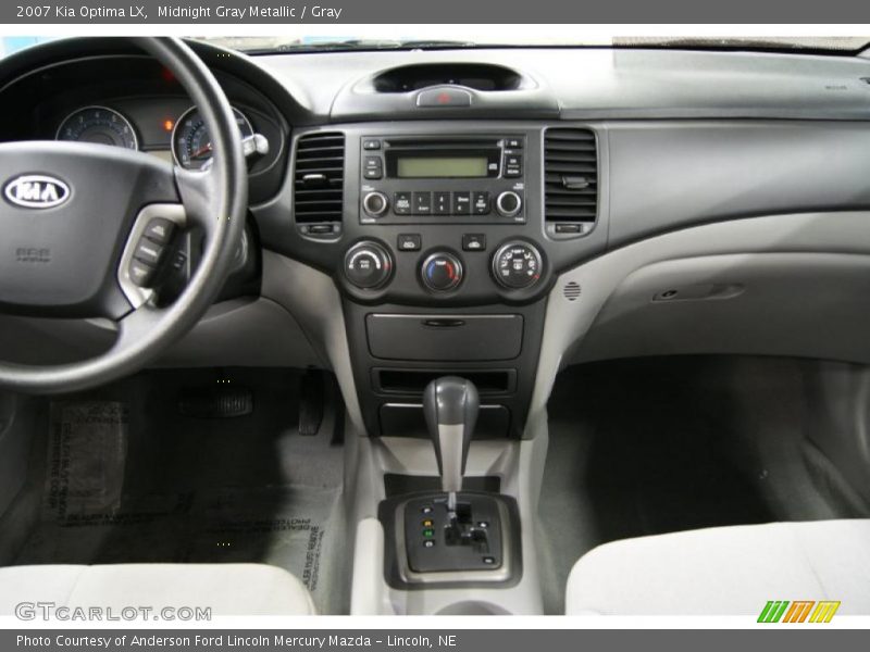 Midnight Gray Metallic / Gray 2007 Kia Optima LX