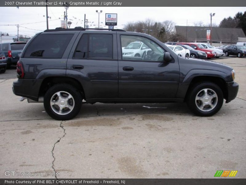Graphite Metallic / Light Gray 2007 Chevrolet TrailBlazer LS 4x4