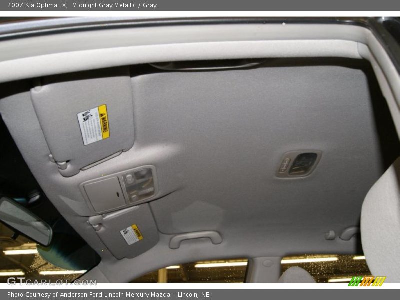 Midnight Gray Metallic / Gray 2007 Kia Optima LX