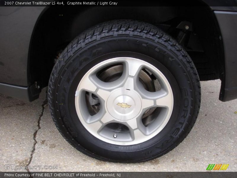 Graphite Metallic / Light Gray 2007 Chevrolet TrailBlazer LS 4x4