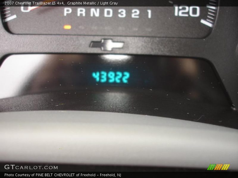 Graphite Metallic / Light Gray 2007 Chevrolet TrailBlazer LS 4x4