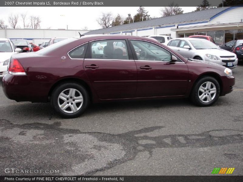 Bordeaux Red / Ebony Black 2007 Chevrolet Impala LS