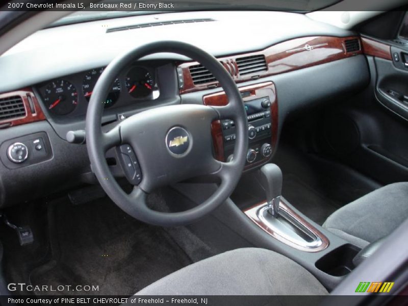Bordeaux Red / Ebony Black 2007 Chevrolet Impala LS