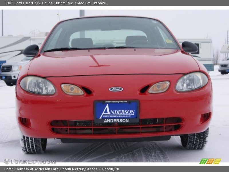 Bright Red / Medium Graphite 2002 Ford Escort ZX2 Coupe