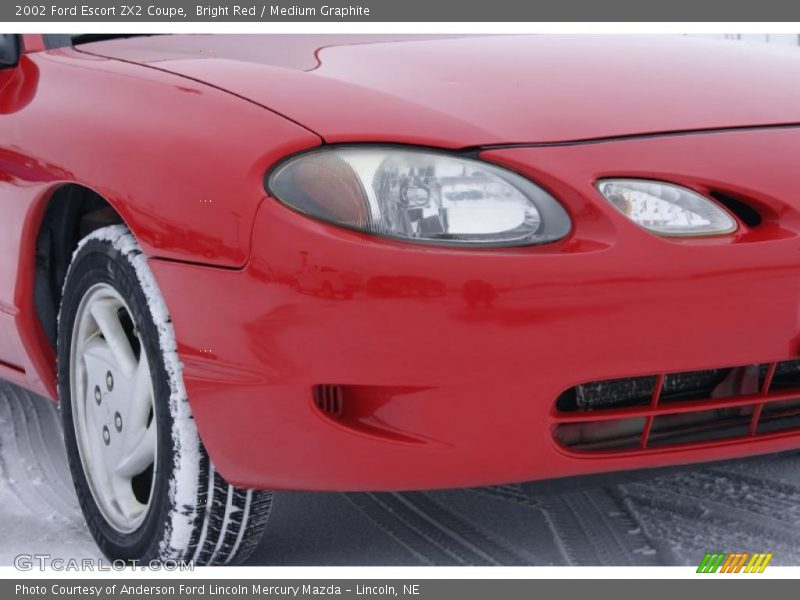 Bright Red / Medium Graphite 2002 Ford Escort ZX2 Coupe