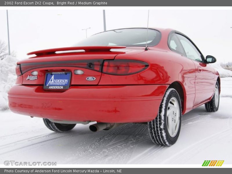 Bright Red / Medium Graphite 2002 Ford Escort ZX2 Coupe