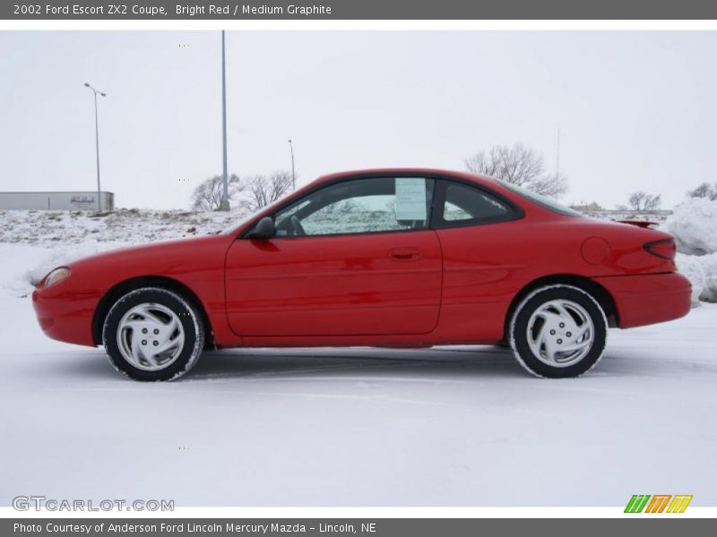 Bright Red / Medium Graphite 2002 Ford Escort ZX2 Coupe