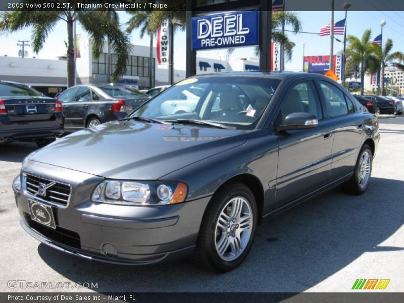 Titanium Grey Metallic / Taupe 2009 Volvo S60 2.5T