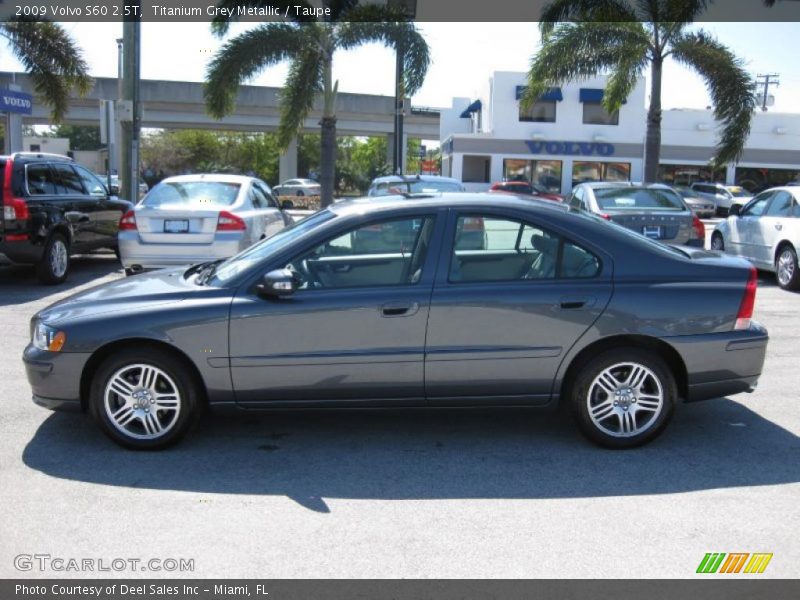 Titanium Grey Metallic / Taupe 2009 Volvo S60 2.5T