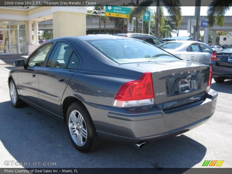 Titanium Grey Metallic / Taupe 2009 Volvo S60 2.5T