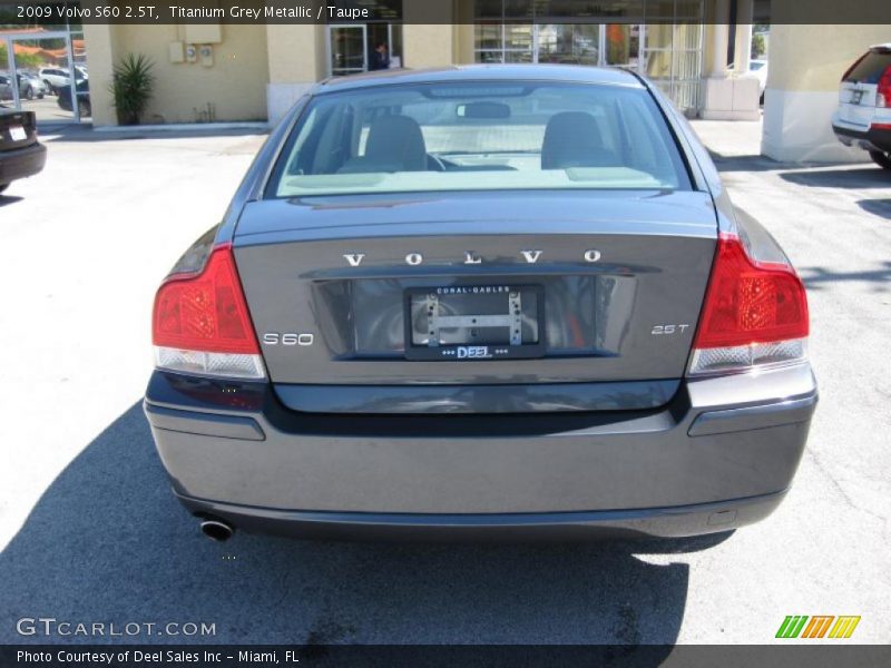 Titanium Grey Metallic / Taupe 2009 Volvo S60 2.5T
