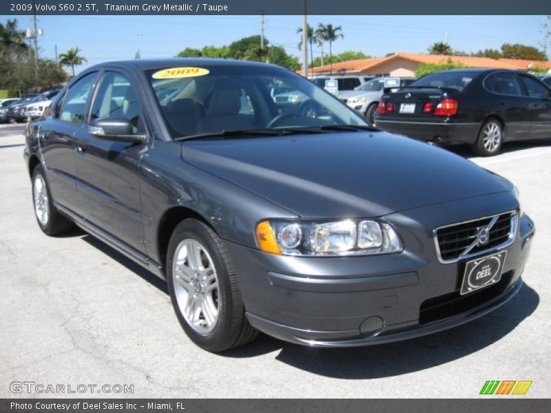 Titanium Grey Metallic / Taupe 2009 Volvo S60 2.5T