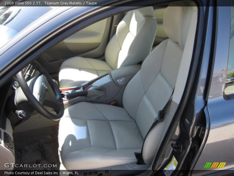 Titanium Grey Metallic / Taupe 2009 Volvo S60 2.5T