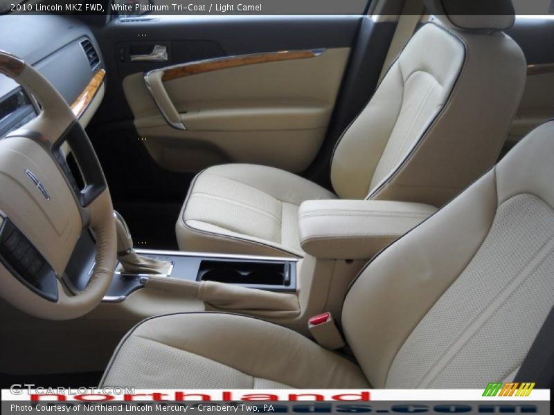 White Platinum Tri-Coat / Light Camel 2010 Lincoln MKZ FWD