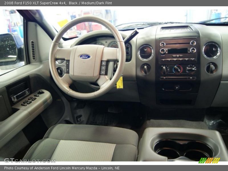 Black / Medium/Dark Flint 2008 Ford F150 XLT SuperCrew 4x4