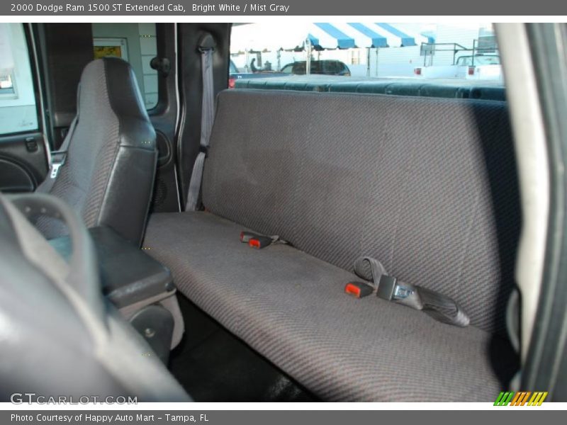 Bright White / Mist Gray 2000 Dodge Ram 1500 ST Extended Cab