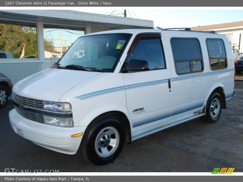 Ghost White / Navy 1997 Chevrolet Astro LS Passenger Van