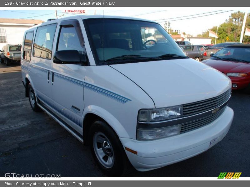 Ghost White / Navy 1997 Chevrolet Astro LS Passenger Van